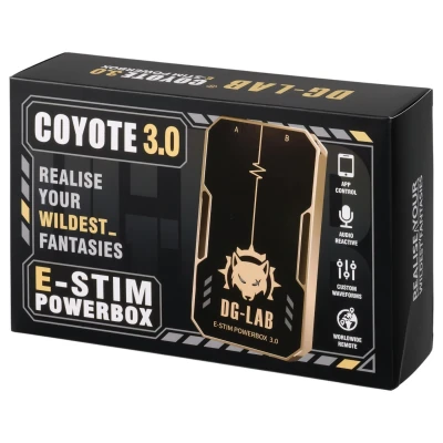 DG-LAB Coyote 3.0 - kétcsatornás elektrostimulációs vezérlő (fekete)