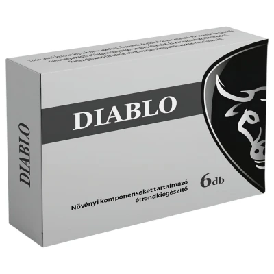 Diablo - maca + ginzeng étrend-kiegészítő kapszula férfiaknak (6 db)