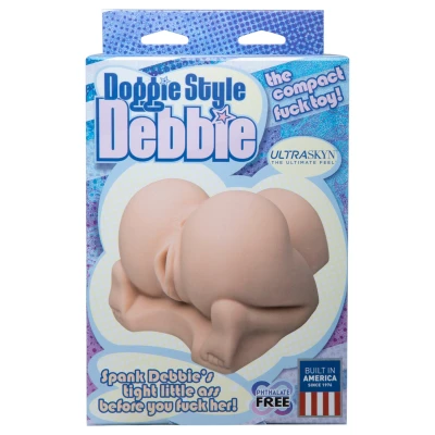 Doc Johnson Doggie Style Debbie - élethű műpunci maszturbátor (testszínű)