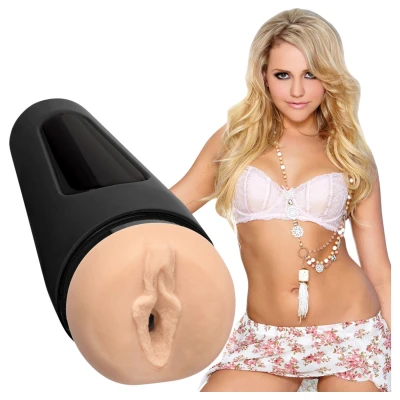 Doc Johnson Main Squeeze Mia Malkova - élethű műpunci maszturbátor (testszínű)