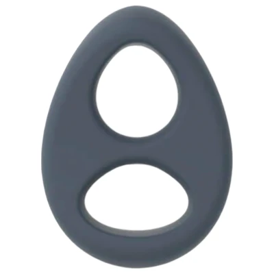 Dorcel Liquid-soft Teardrop - puha szilikon péniszgyűrű (szürke)