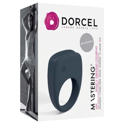 Dorcel Mastering - akkus, vibrációs péniszgyűrű (szürke)