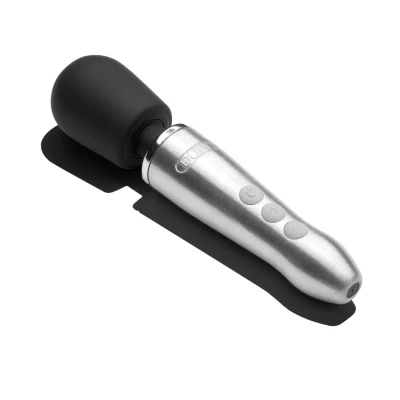 Doxy Go - akkus wand masszírozó vibrátor, vezeték nélküli (ezüst)