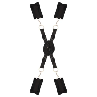 Dreamtoys Blaze - ágyrögzítő kötözőszett (fekete)