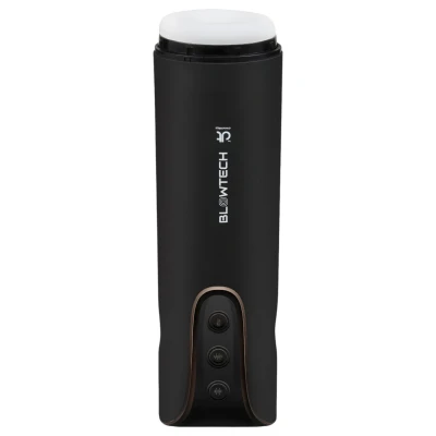 Dreamtoys Blowtech Tight Grip - rezgő maszturbátor férfiaknak (fekete)