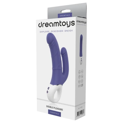 Dreamtoys Essentials - dupla motoros vibrátor (lila)