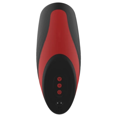 Dreamtoys Essentials - szívó-vibráló maszturbátor (fekete)