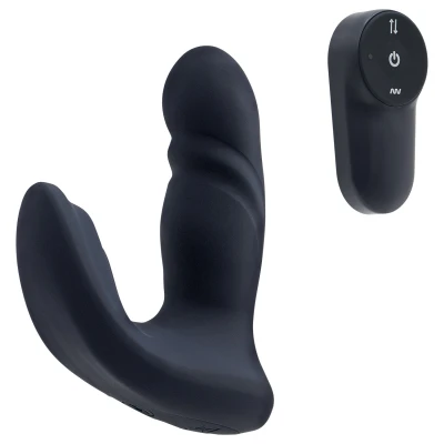 Dreamtoys Pulz - lökő anál vibrátor távirányítóval (kék)