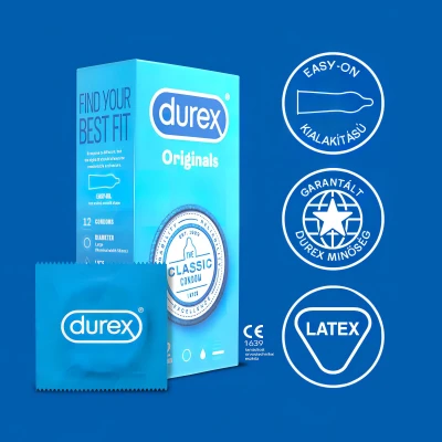 Durex Originals - óvszer (12 db)
