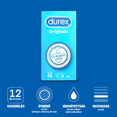 Durex Originals - óvszer (12 db)