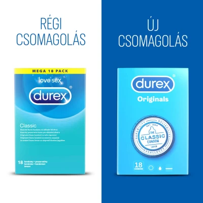 Durex Originals - óvszer (18 db)