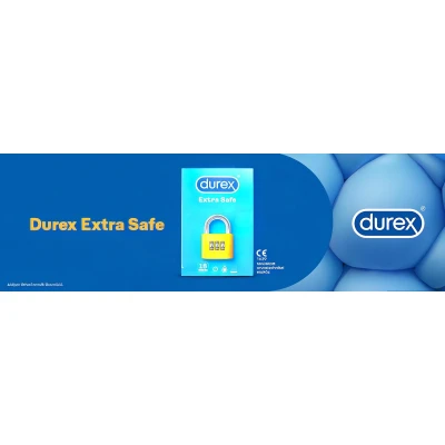 Durex Extra Safe - biztonságos óvszer (18 db)