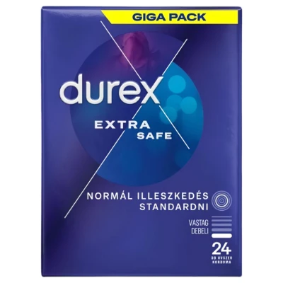 Durex Extra Safe - biztonságos óvszer (24 db)
