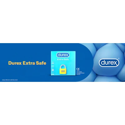 Durex Extra Safe - biztonságos óvszer (3 db)