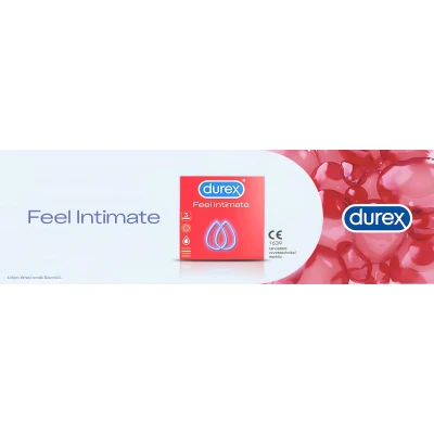 Durex Feel Intimate - vékonyfalú óvszer (3 db)