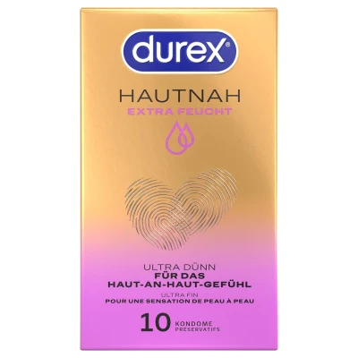Durex Hautnah - extra síkosított, élethű óvszer (10 db)