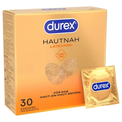 Durex Hautnah - latexmentes óvszer nagy csomag (30 db)