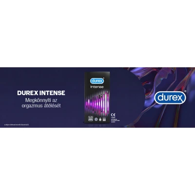 Durex Intense - bordázott és pontozott óvszer (10 db)