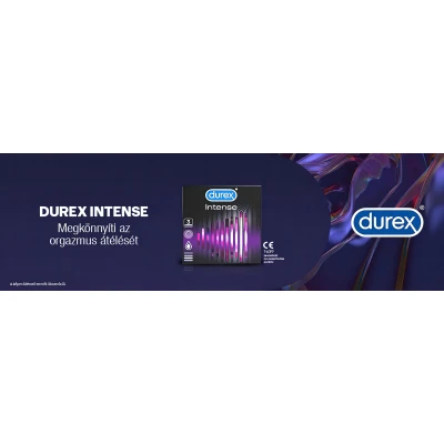 Durex Intense - bordázott és pontozott óvszer (3 db)