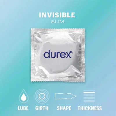 Durex Nude Close Fit - vékony óvszer (10 db)