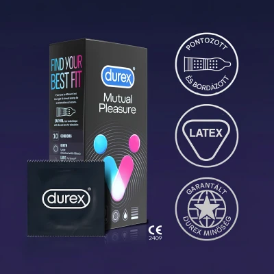 Durex Mutual Pleasure - késleltető óvszer (10 db)