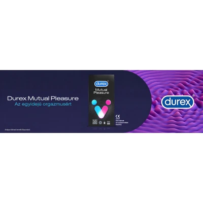 Durex Mutual Pleasure - késleltető óvszer (10 db)