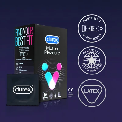 Durex Mutual Pleasure - késleltető óvszer (16 db)