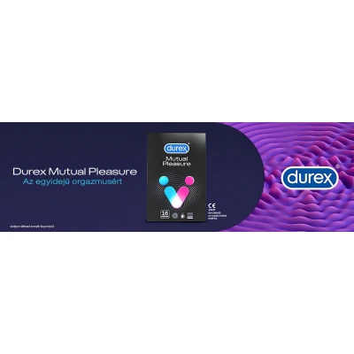 Durex Mutual Pleasure - késleltető óvszer (16 db)