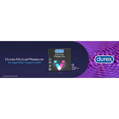 Durex Mutual Pleasure - késleltető óvszer (3 db)