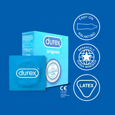 Durex Originals - óvszer (3 db)