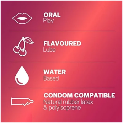 Durex Cherry - cseresznyés ízű vízbázisú síkosító (50 ml)