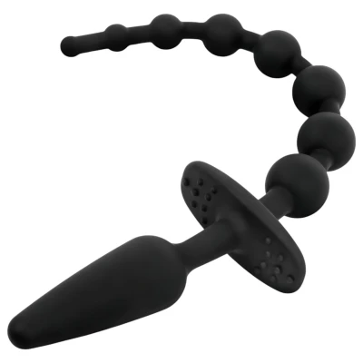 EasyToys - 2in1 anál plug (fekete)
