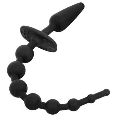 EasyToys - 2in1 anál plug (fekete)
