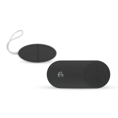 EasyToys - hordható 7 ritmusú rádiós vibrotojás (fekete)