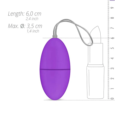 EasyToys - hordható 7 ritmusú rádiós vibrotojás (lila)