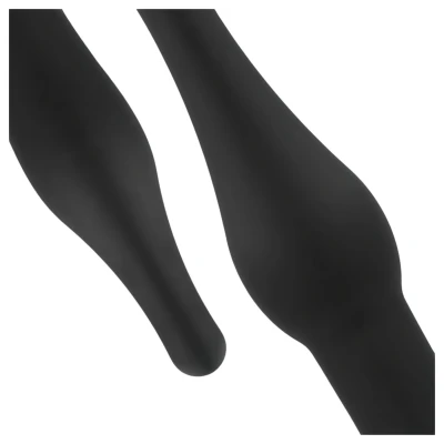 EasyToys - akkus anál vibrátor szett - 4 részes (fekete)