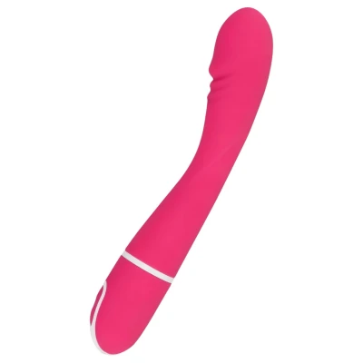 EasyToys - hajlított fejű G-pont vibrátor (pink)
