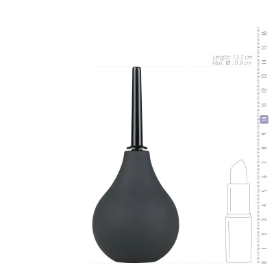 EasyToys - anál zuhany - kicsi (fekete)
