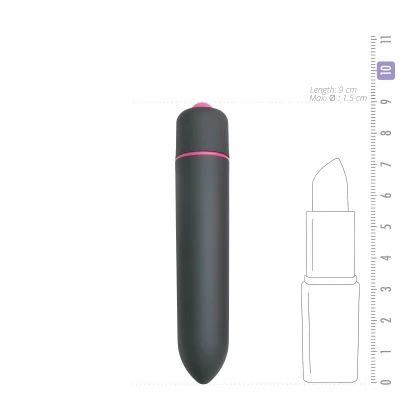 EasyToys Bullet - rúdvibrátor (fekete)