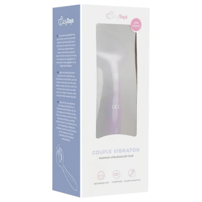 EasyToys Couple - akkus, vízálló párvibrátor (lila)