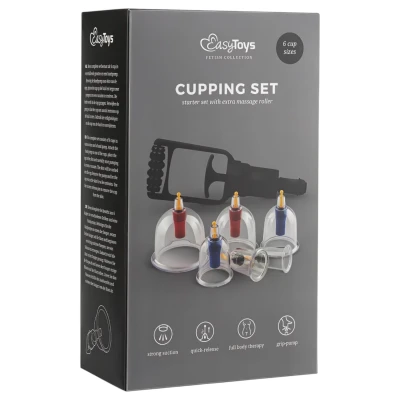 EasyToys Cupping - szívó pumpa szett (6 részes)
