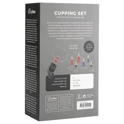 EasyToys Cupping - szívó pumpa szett (6 részes)