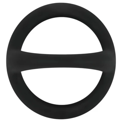 EasyToys Desire Ring - rugalmas pénisz- és heregyűrű (fekete)