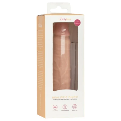 EasyToys - testszínű kisméretű élethű dildó (12 cm)