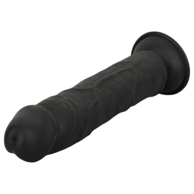 EasyToys - élethű dildó - 22,5 cm (fekete)