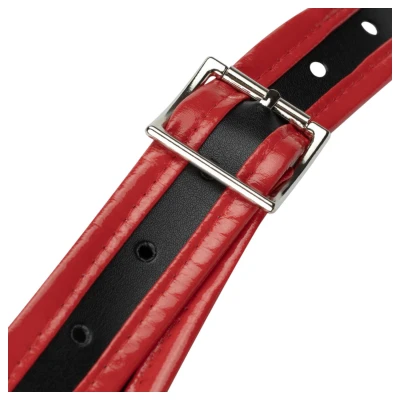 EasyToys - felcsatolható alsó három dildóval, strap on (fekete)