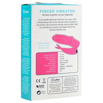 EasyToys Finger - 2in1 ujjvibrátor (fekete)