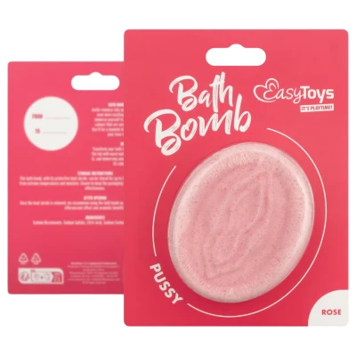 EasyToys - vagina formájú fürdőbomba, vicces ajándék (1 db)