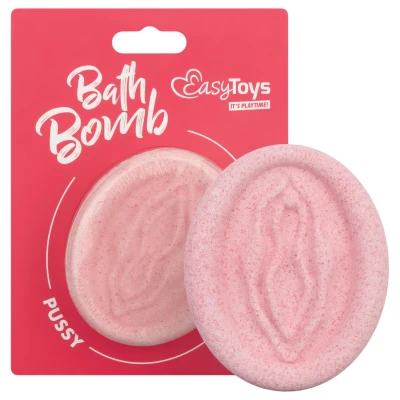 EasyToys - vagina formájú fürdőbomba, vicces ajándék (1 db)