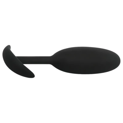 EasyToys Heavy Fulfiller - 54 g-os anál plug - kicsi (fekete)